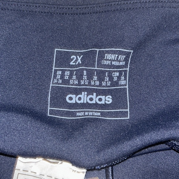 Adidas Black leggings size 2X - Picture 2 of 3